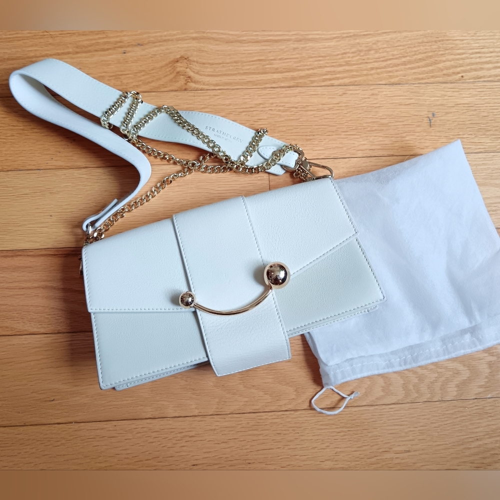 Strathberry Vanilla Cresent Bag